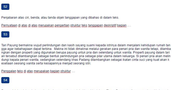 Contoh Soal Teks Tanggapan Deskriptif - Pikiran Soal