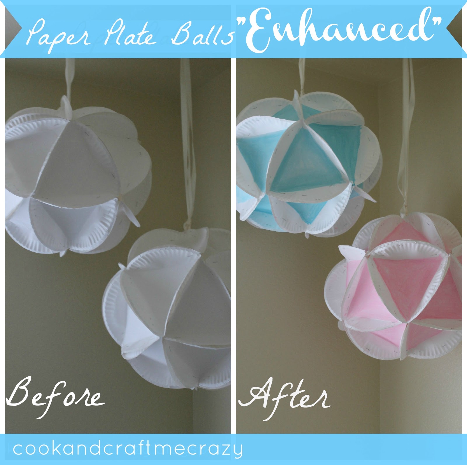 Cook and Craft Me Crazy Paper Plate Balls Enchanced