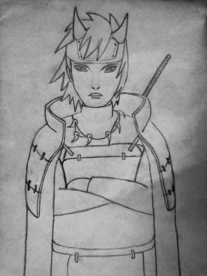 Gambar Pensil Keren Naruto Gambar Lukisan Pensil Naruto