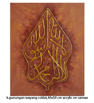 Kaligrafi Wayang - Nusagates