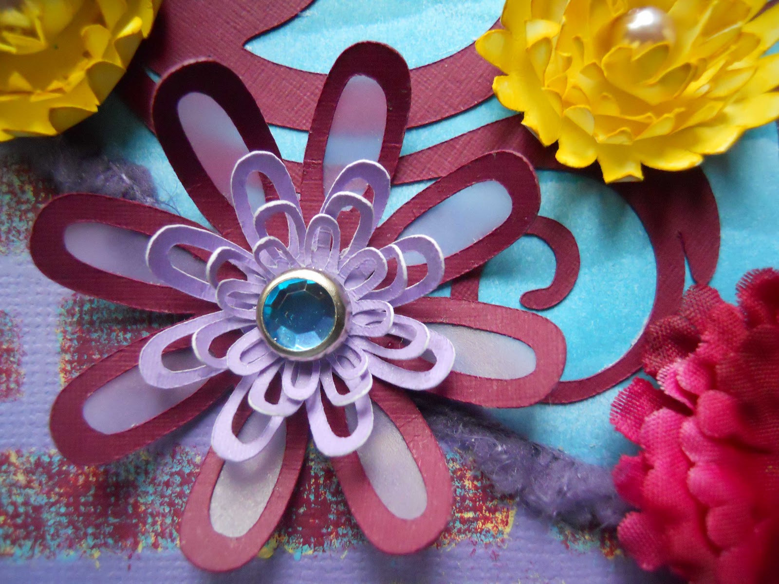Drea's Scraps of Inspiration Vellum Flower Tutorial