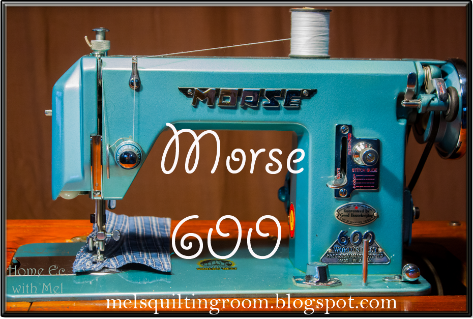 Morse 600 Vintage Sewing Machine The Quilting Room with Mel