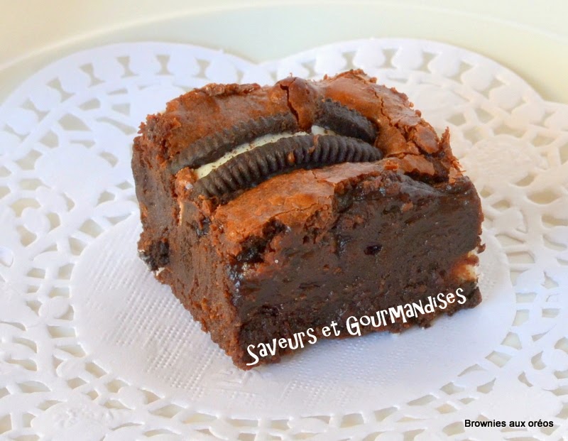 Brownies aux Oréos de Lorraine Pascale. Cookies and cream fudge brownies.