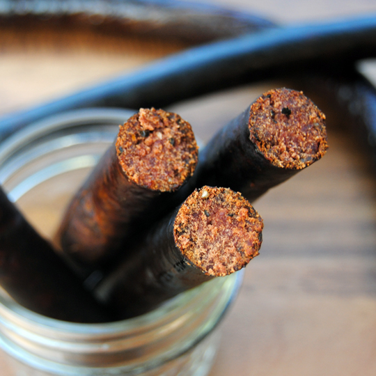 Homemade Snack Sticks In A Casing