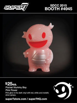 San Diego Comic-Con 2015 Exclusive “Pink Power” Glow in the Dark Pocket Mummy Boy Vinyl Figure by Super7