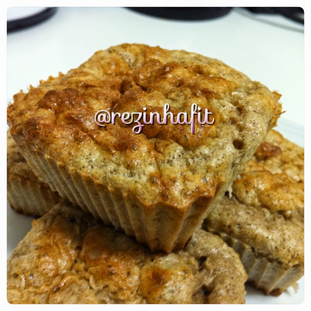 Rezinha Fit Muffin de Banana Fit