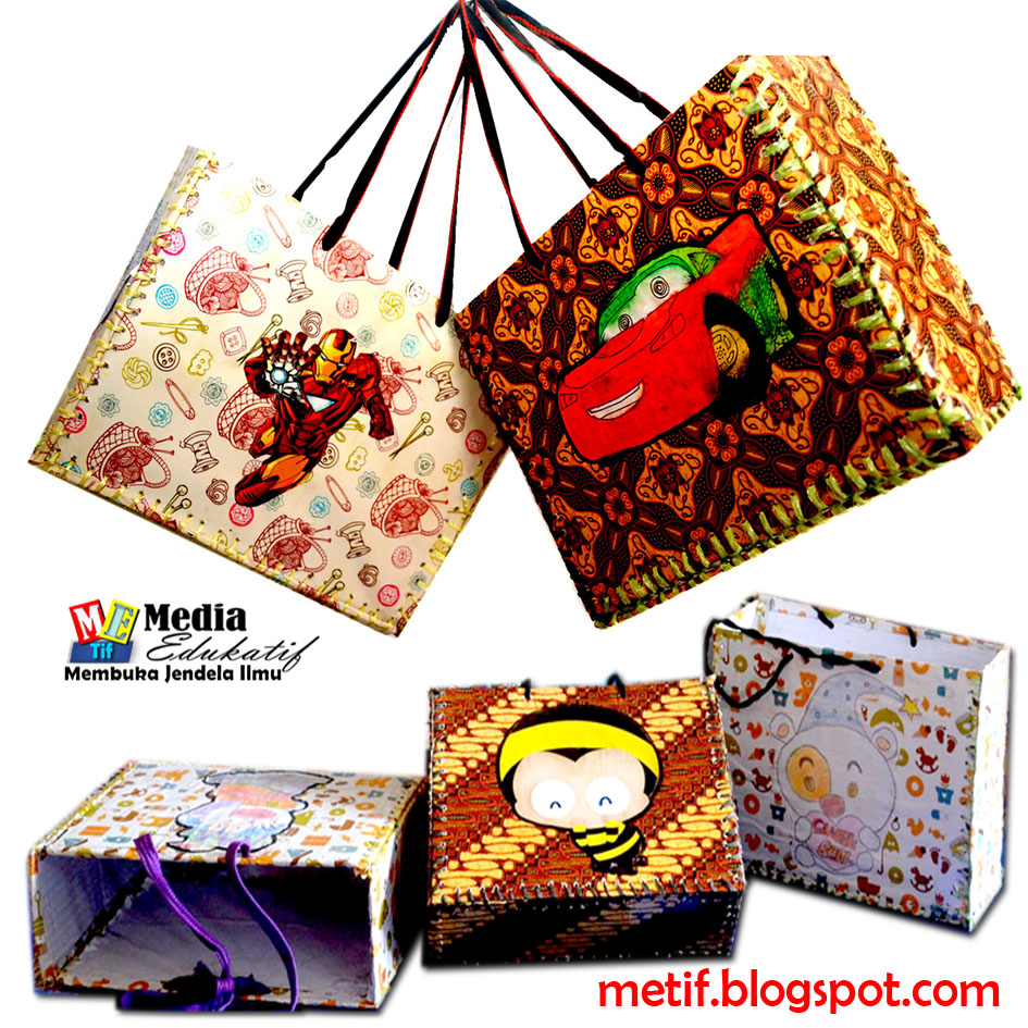Cara Membuat Tas Tenteng Cantik Dari Karton Bekas Media