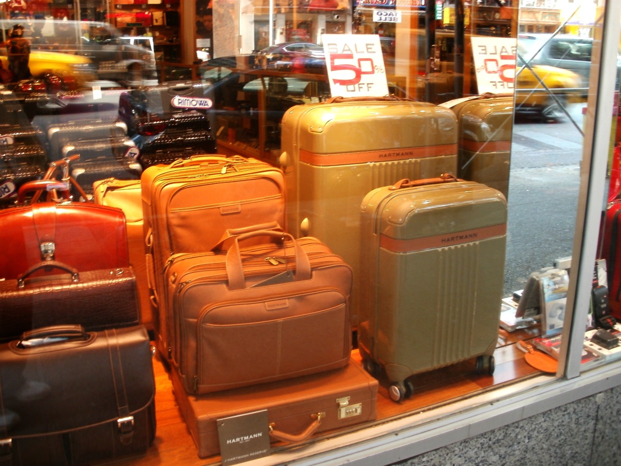 Midtown Blogger/Manhattan Valley Follies Luggage Choices and Shopping