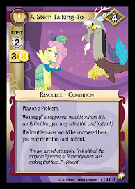 My Little Pony A Stern Talking-To Equestrian Odysseys CCG Card