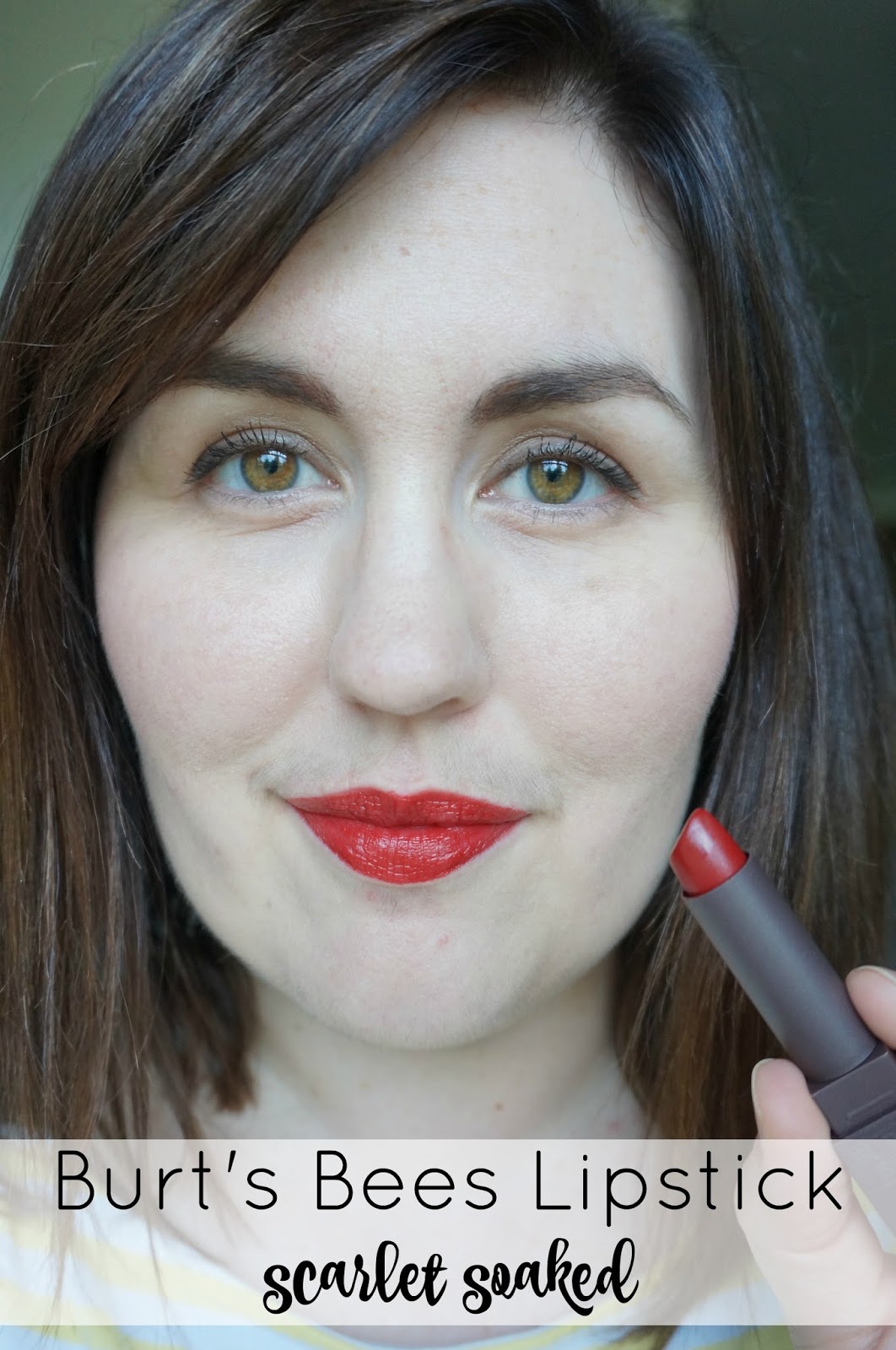 Makeup Monday: Burts Bees Lipstick by North Carolina style blogger Rebecca Lately