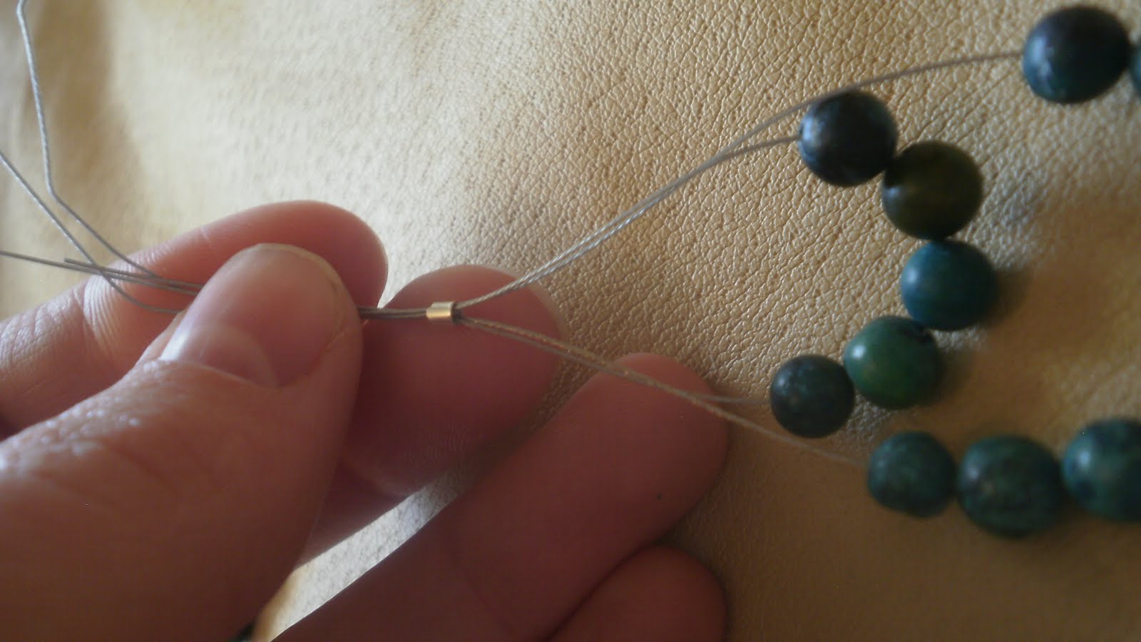 A Place Embraced by Harmony: Earring Tutorial - Turquoise Beads
