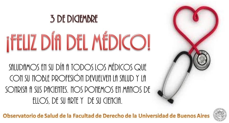 Derecho de la Salud: ¡Feliz día del médico!