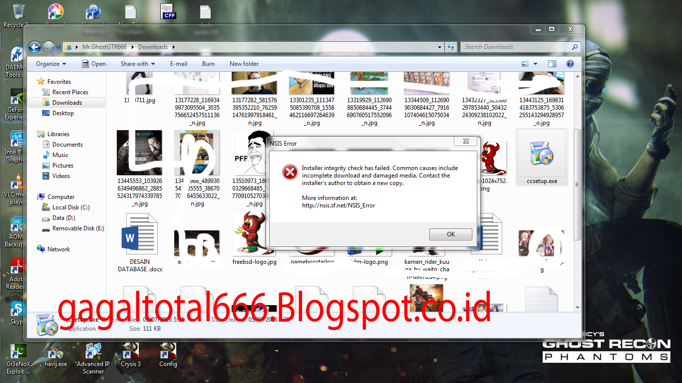 Nsis sf net nsis error
