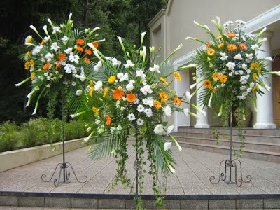 Arreglos Florales con Pedestal, parte 1