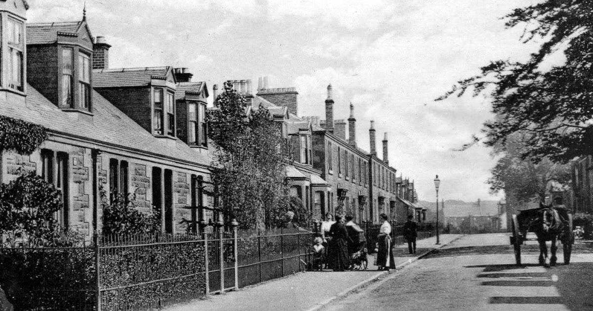 Tour Scotland Old Photograph East Donnington Street Darvel Scotland