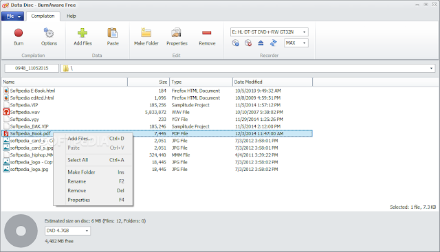 تحميل برنامج نسخ الاسطوانات dvd مجانا BurnAware Free 9.0