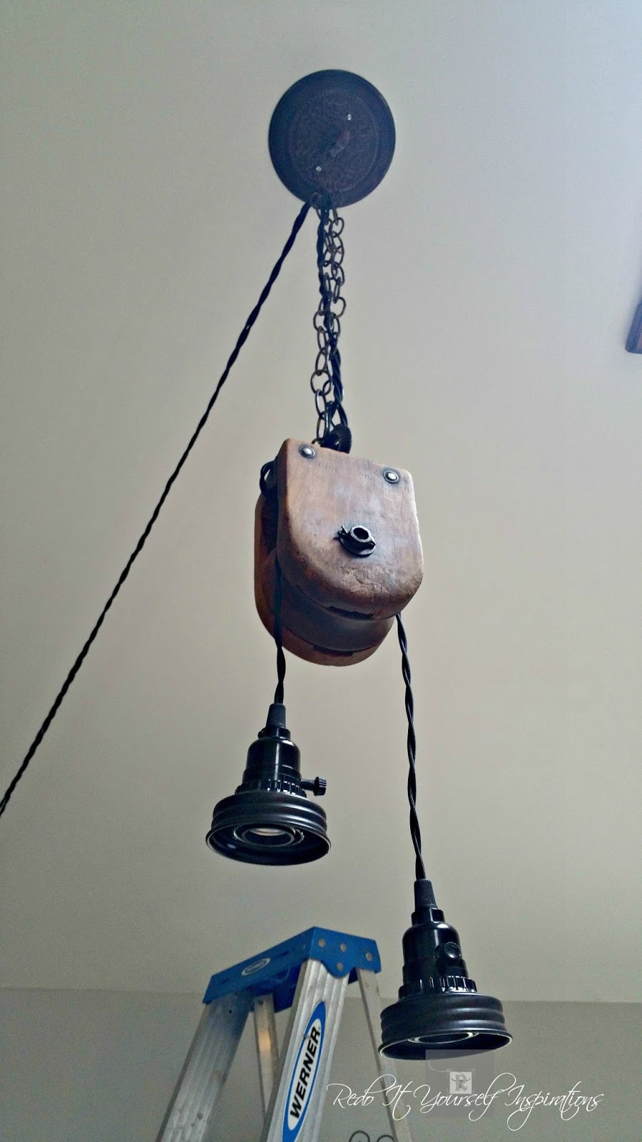 DIY Pulley Light Fixture Redo It Yourself Inspirations DIY Pulley