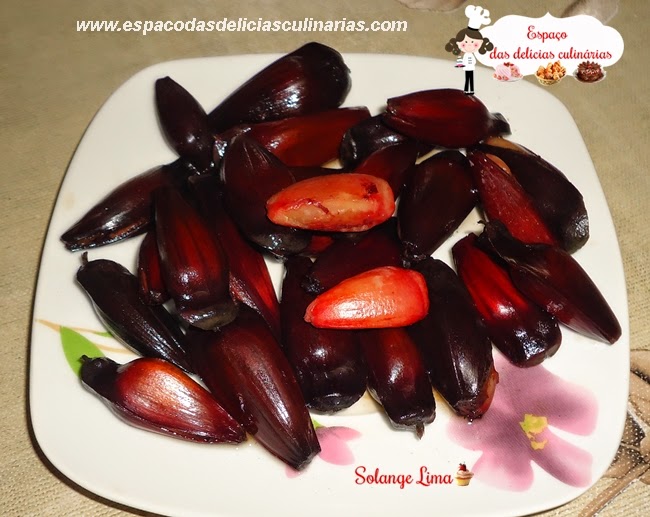 Pinhão cozido na pressão - Espaço das delícias culinárias