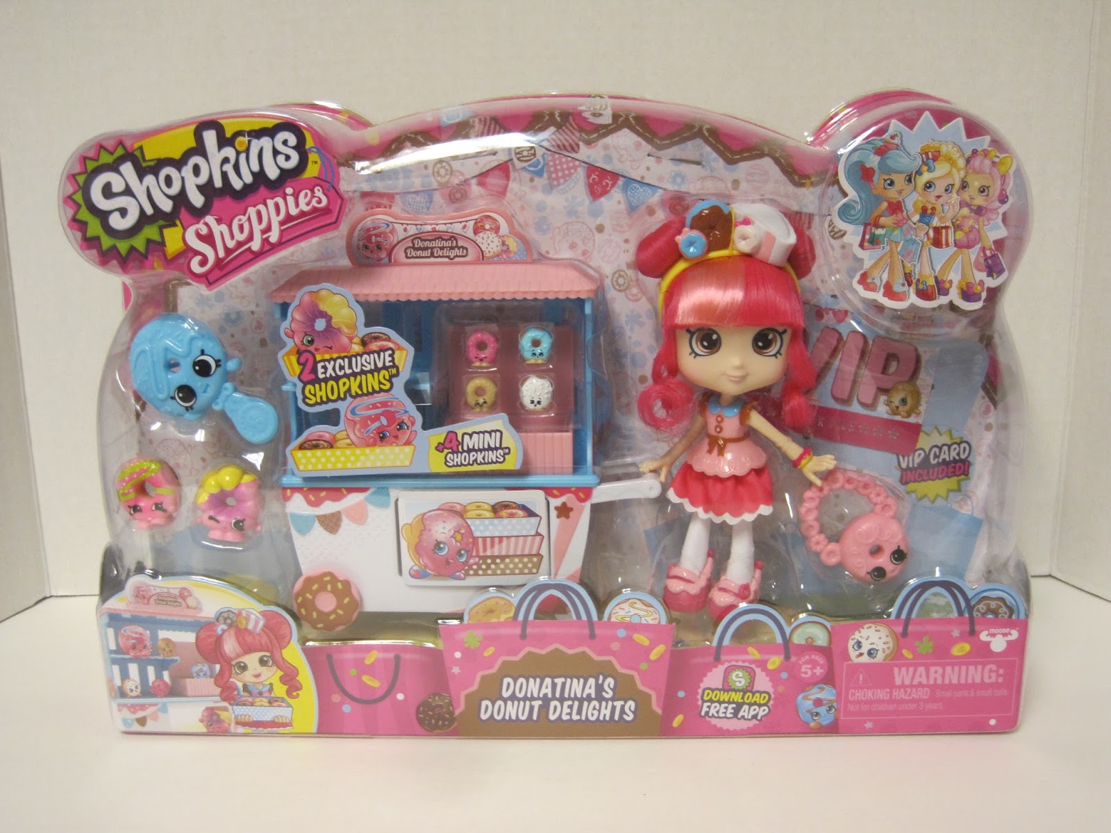 Shopkins Shoppies Doll Donatina's Donut Delights Playset