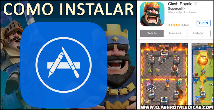 Instalar Clash Royale Apple Store Canadá