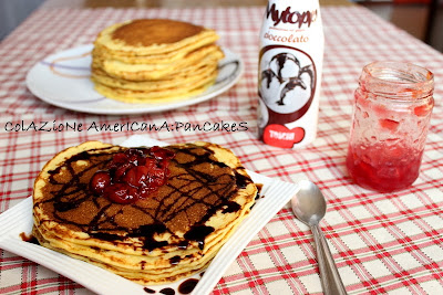 colazione americana:pancakes