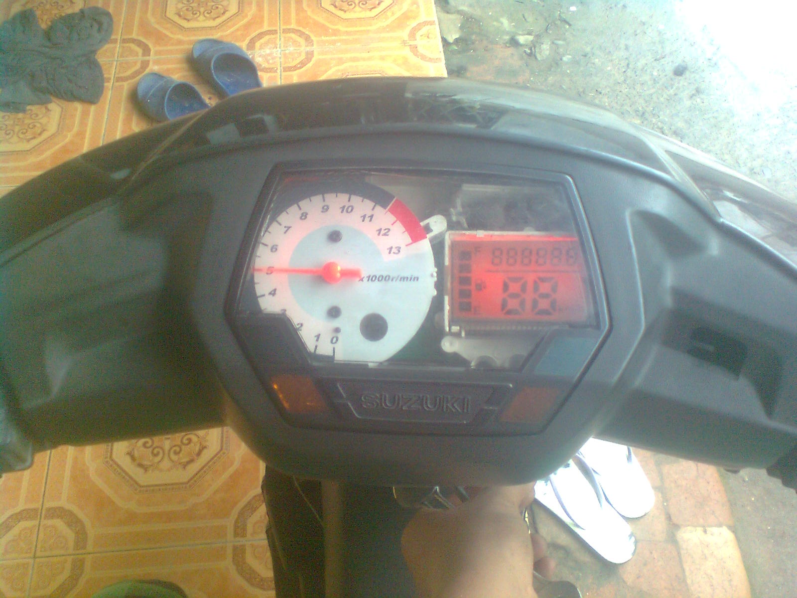 Coretan Amarul Ersyad Pasang Speedometer FU Di Shogun 110 R 1997