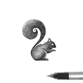 17-Tiny-Squirrel-Thiago-Bianchini-Eclectic-Collection-of-Drawings-and-Illustrations-www-designstack-co