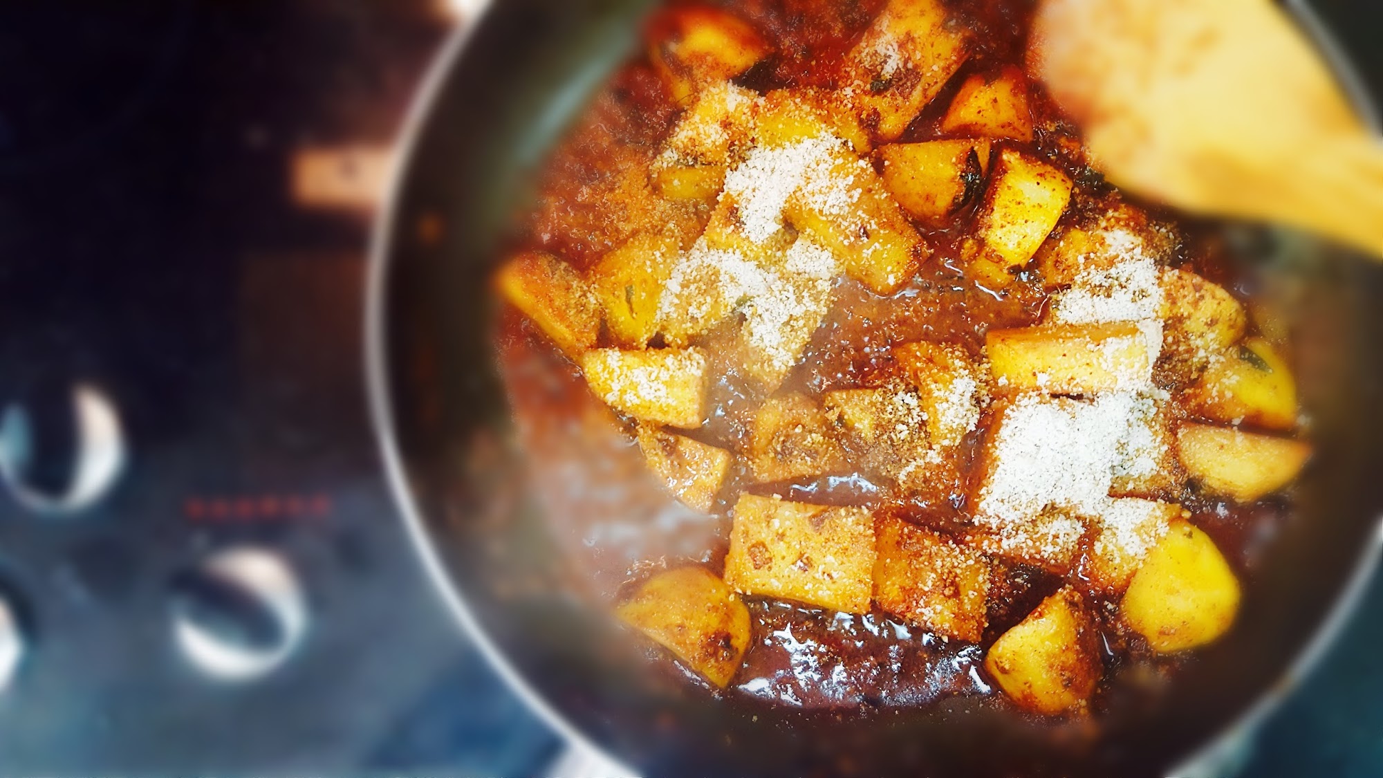 My Tryst With Food And Travel Potato Ghee Roast Recipe / Mangalorean