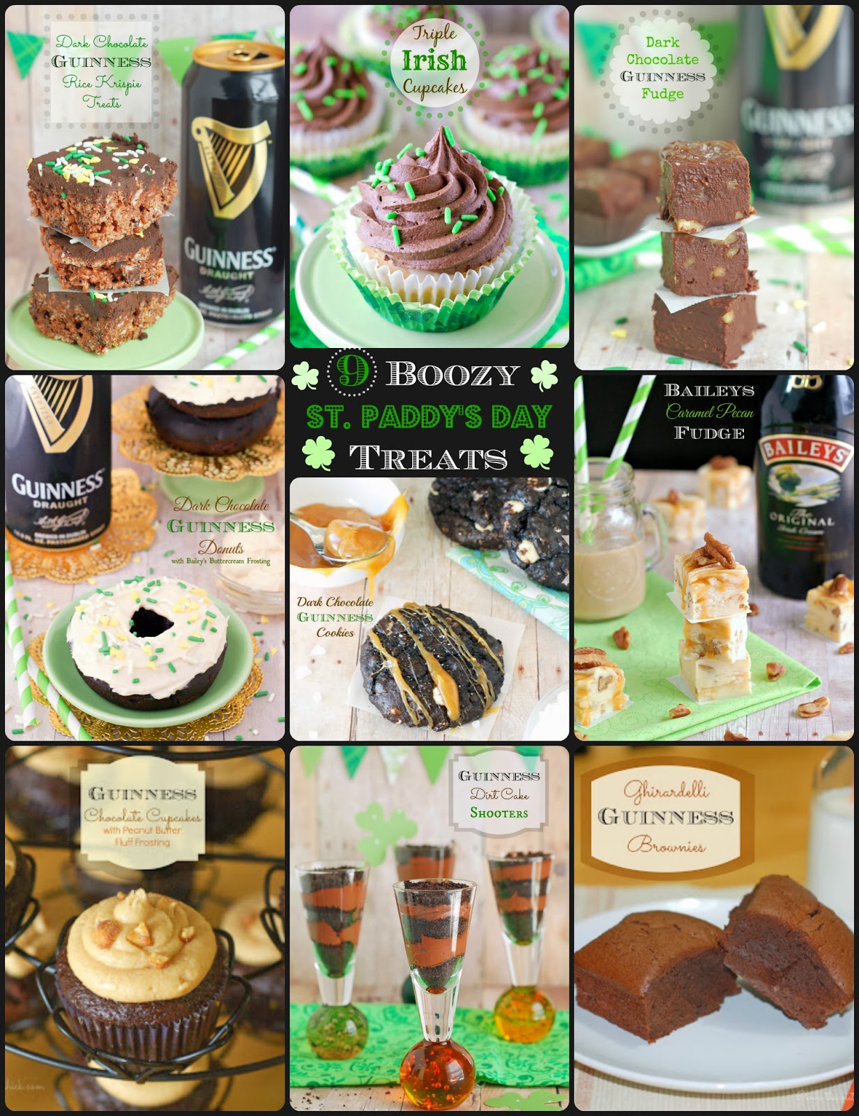 9 Boozy St. Paddy's Day Treats by The Sweet Chick