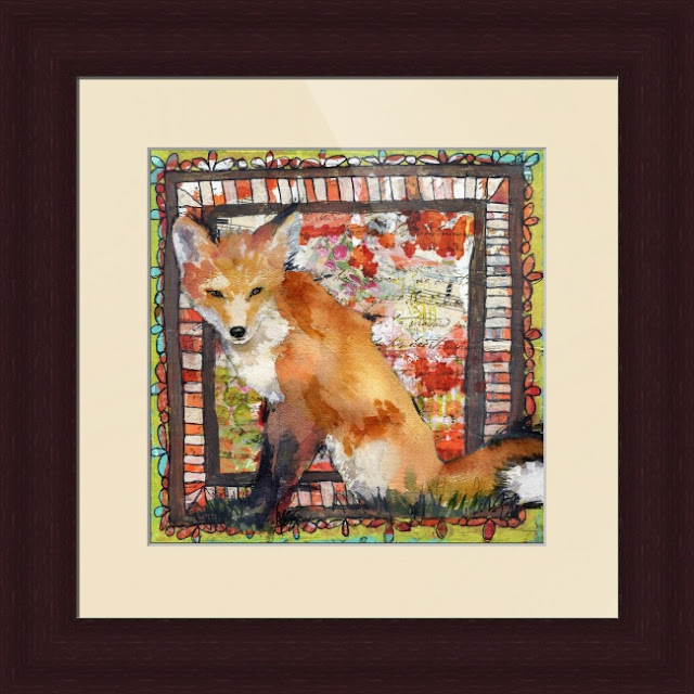 fox art | fox print by Miriam schulman @schulmanArt | learn more http://schulmanart.blogspot.com/2015/12/5-most-loved-instagram-posts-2015.html
