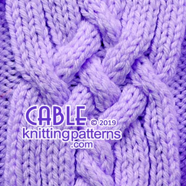 Knitted Cables. Free pattern #knitcable