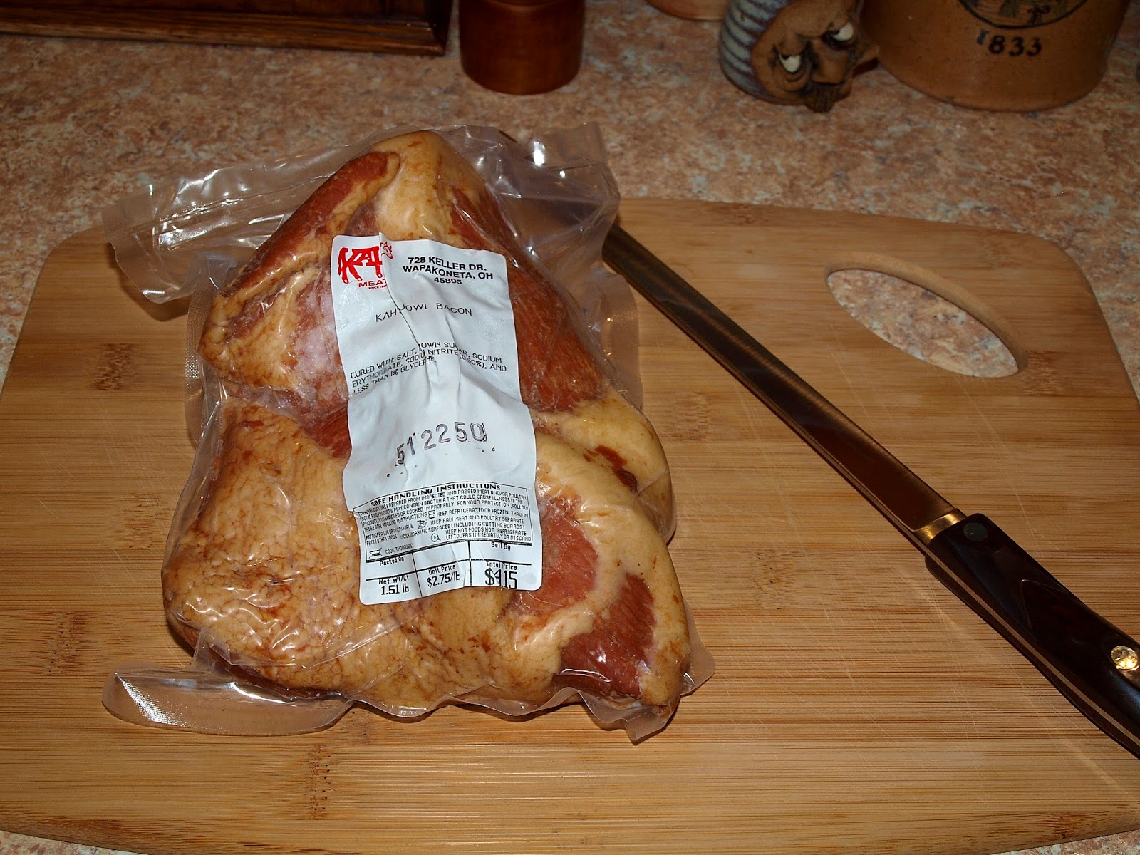 Pellet Smoker Cooking Jowl Bacon BLT's