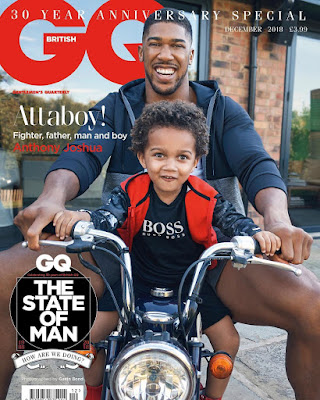 Boxer Anthony Joshua and son cover GQ