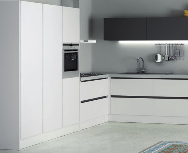 Awnic Lámina adhesiva gruesa para muebles cocina para armarios de cocina 300 x 40 cm mate color gris oscuro resistente al agua armarios 