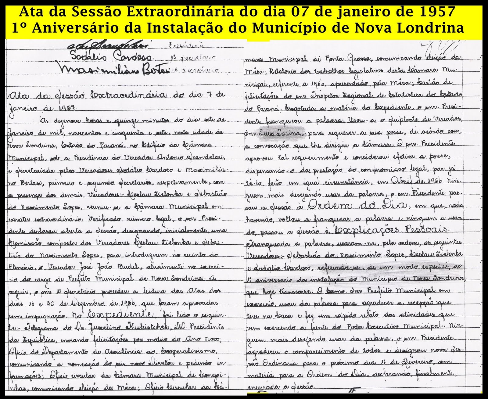 Blog do Prof. Osmar Fernandes NOVA LONDRINA