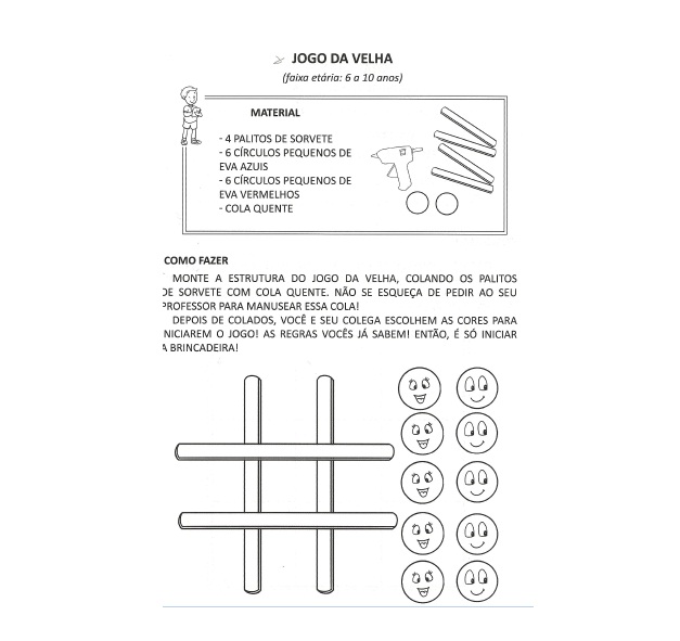 Pensando a EBD: Jogo da Velha- atividade 7-9 anos