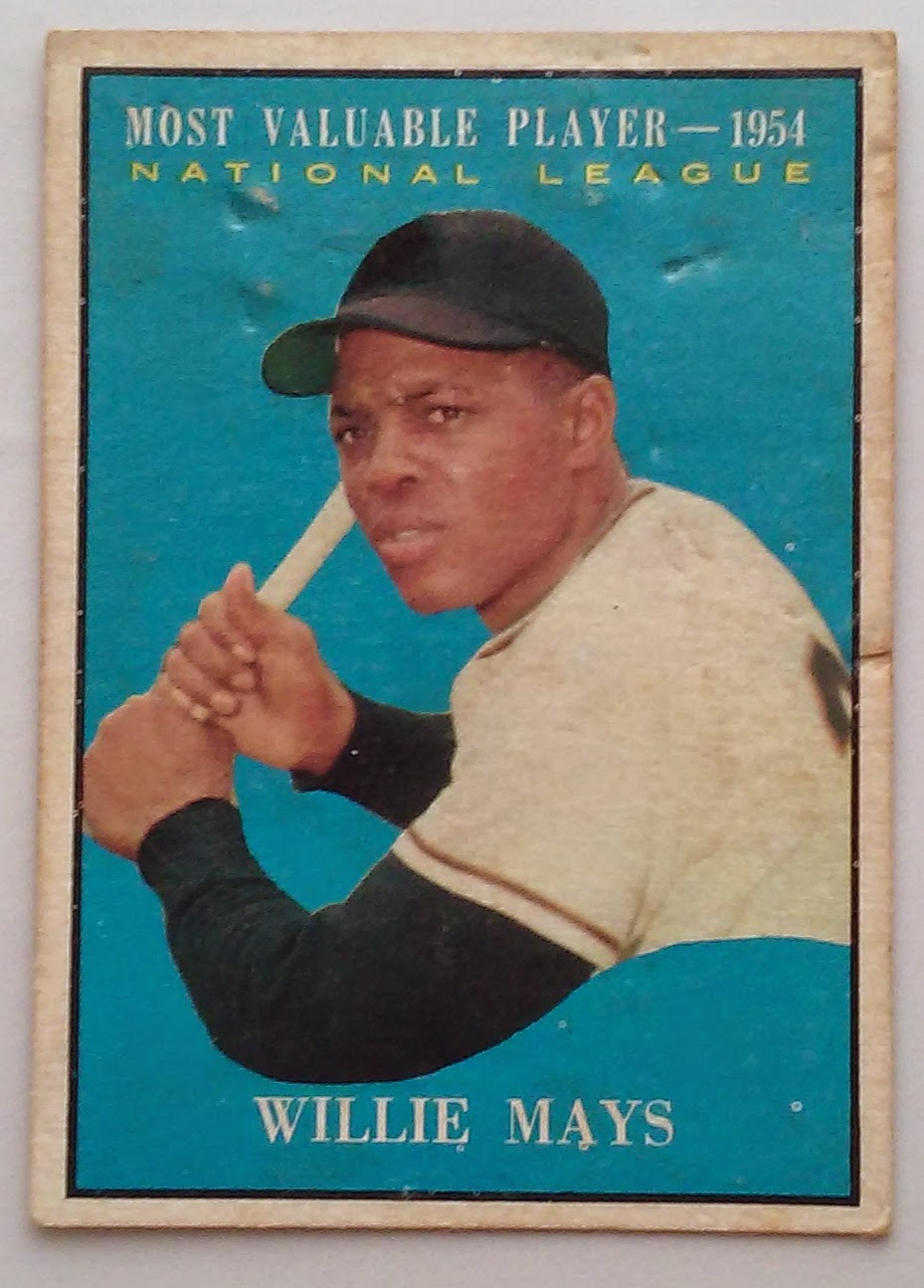 Phungo 1961 Topps 482 Willie Mays 1954 MVP