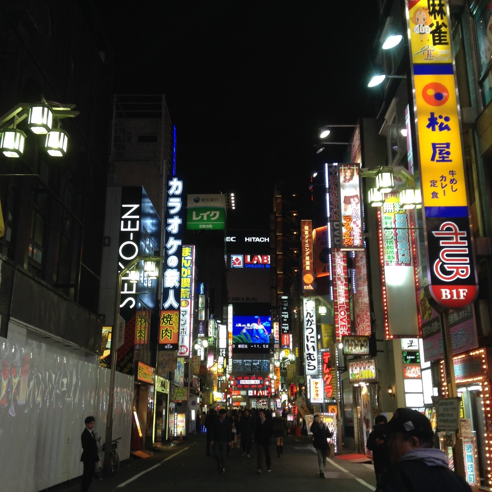Kabukicho at night Tokyo street