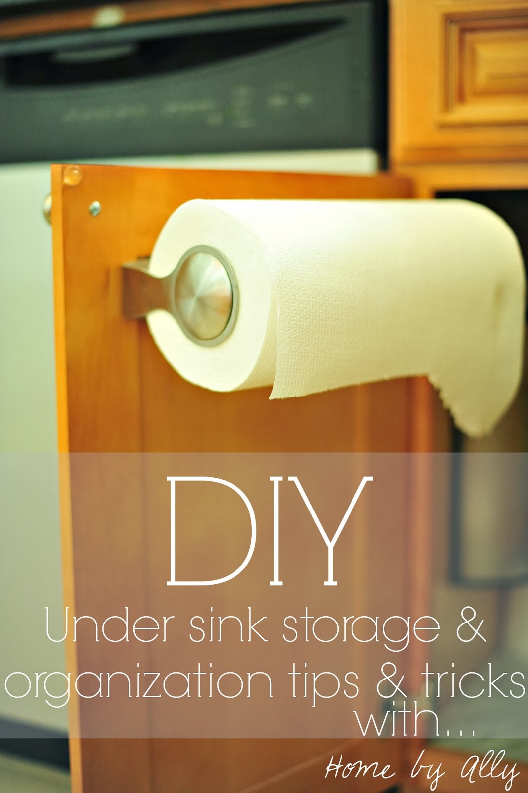 Home by Ally: DIY: Under sink tile and how to keep it clean