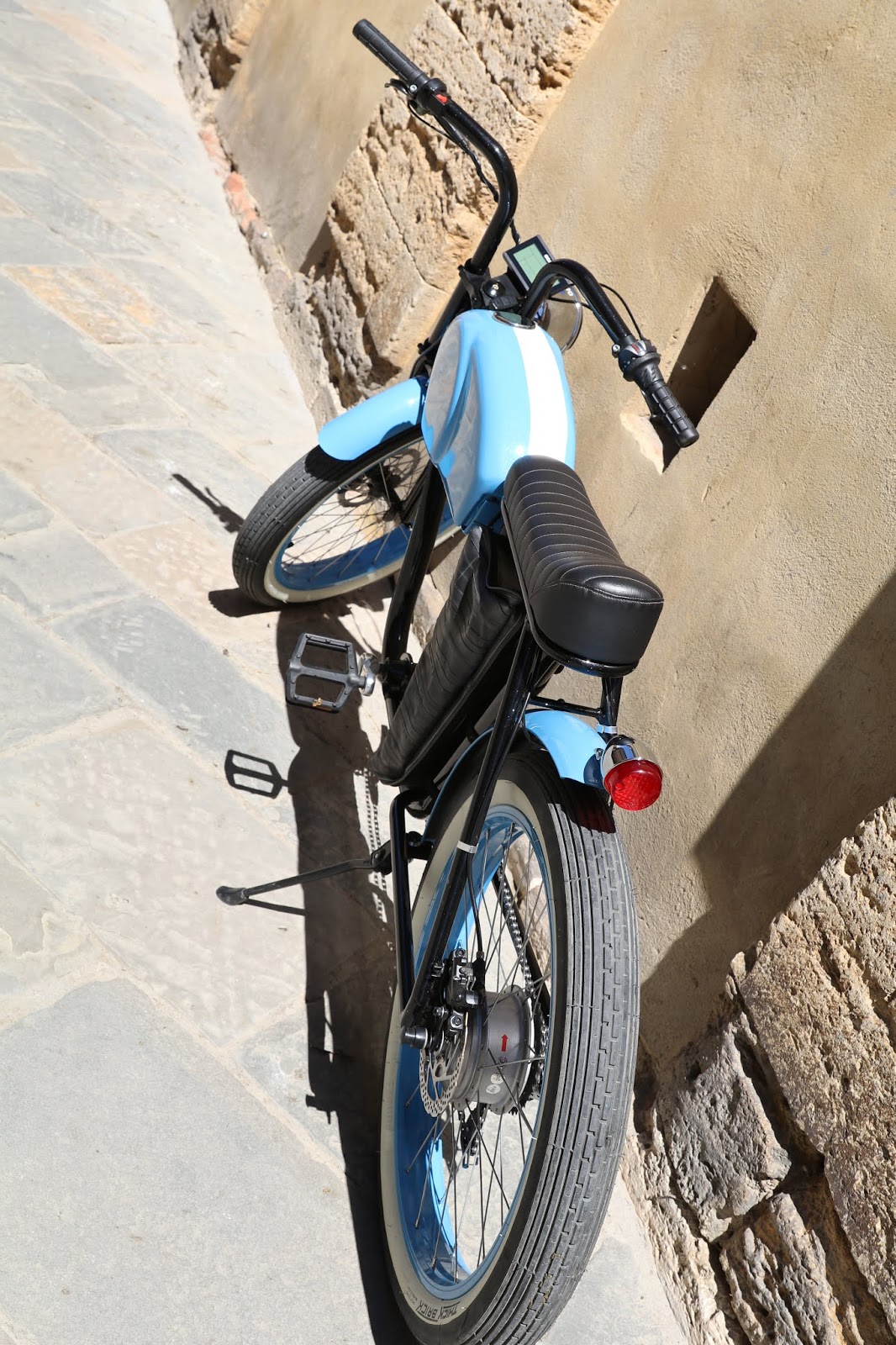 OldMotoDude Urban Bikery Montepulciano Edition Electric Bike spotted