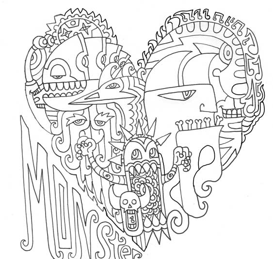 Ethan Mongin Illustration | Design : Pattern Monsters: Color Experiments