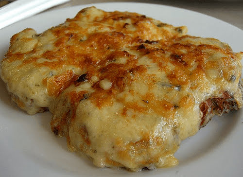 Baked Cheesy Eggplant Toast