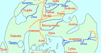 Map Of Agrippa 