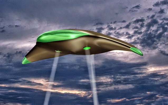 This is possibly the design of the alien craft sighted on February 25, 1942