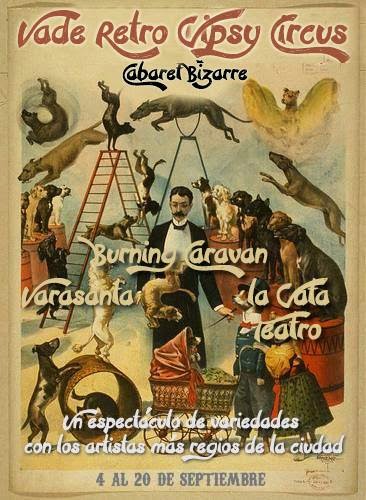 Posterf retrfo Vade retro gipsy circus