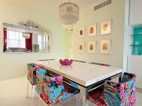 Brighten your home with neon colors