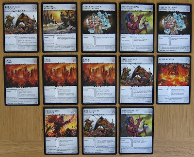 ExistenZ: On The Ruins of Chaos - The Red Barbarian Brotherhood Catalyst cards