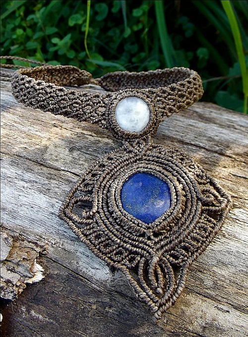 Gemstone Macrame Jewelry by Global Dreaming / The Beading Gem