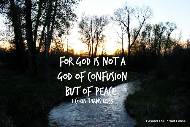 God is the author of peace and he wants us to live in peace