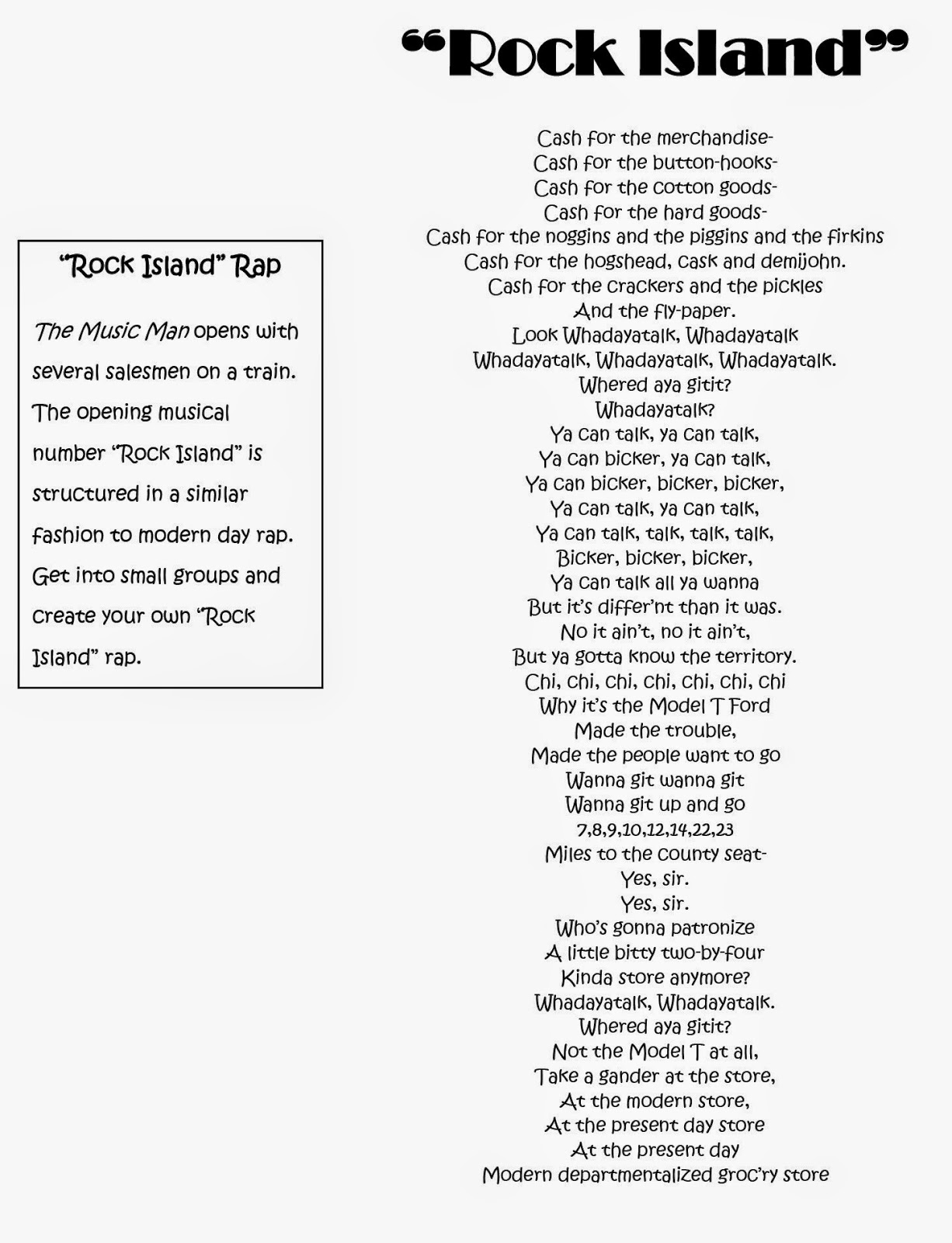 The Music Man Songs List 1 / Enjoy music on lyricsmint with the